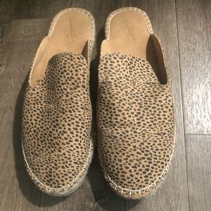 Cheetah print espadrilles